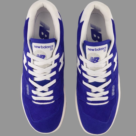 Blue New Balance 550 - Picture 3 of 7